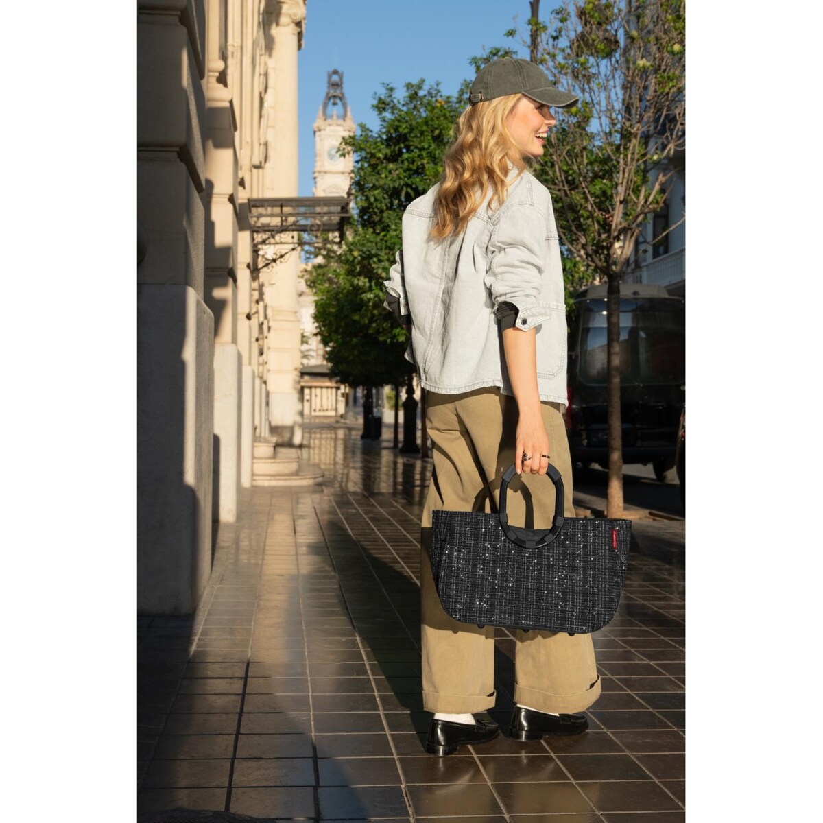 Torba LOOPSHOPPER M, bouclé black