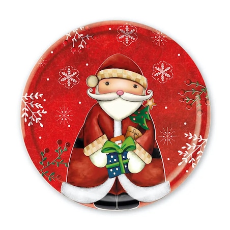 Talerz do ciasta Św. Mikołaj 31 cm - Egan Italy