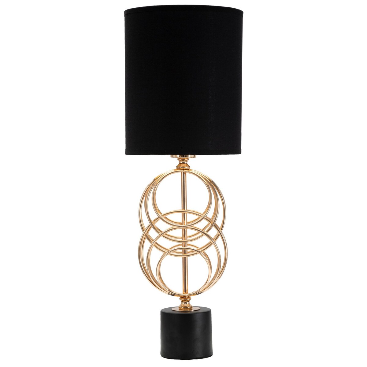 Lampa stołowa ze złotym zdobieniem 58,5x20x20 cm COLICA
