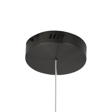 Metalowy ring Circle ST-8848-80 black Step LED 80W 3000K podwieszany tytanowy