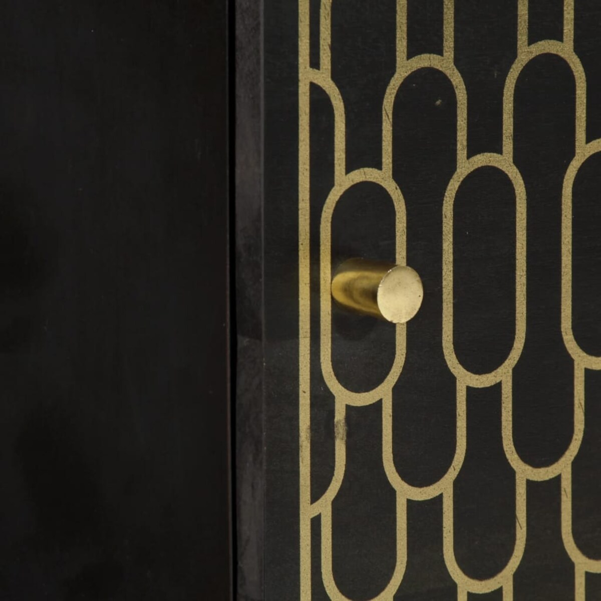 vidaXL Szafka, 40x33x110 cm, lite drewno mango