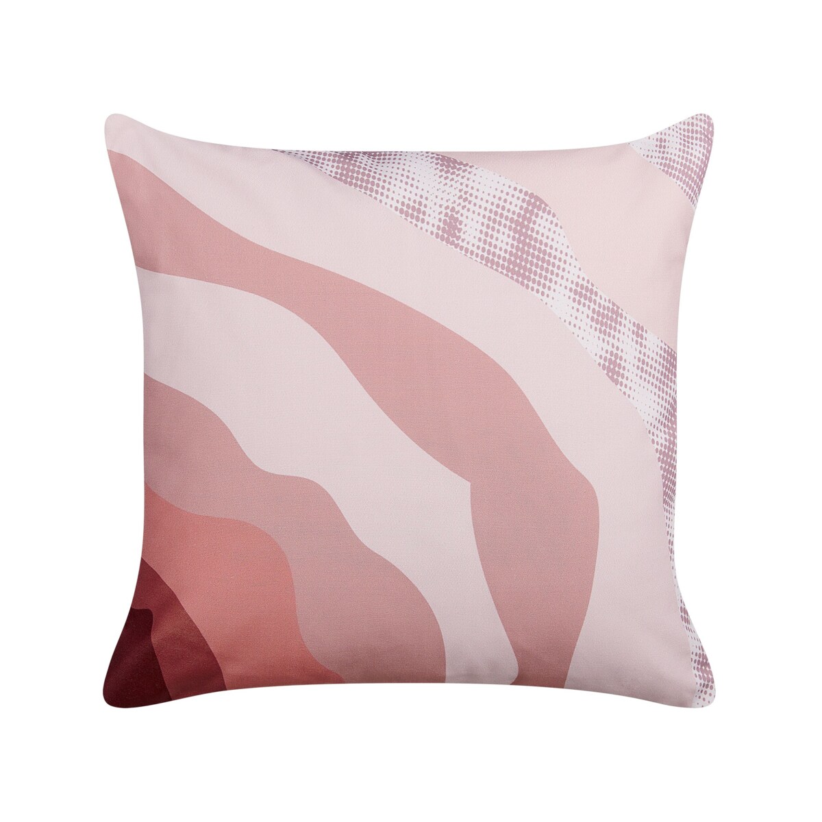 2 poduszki ogrodowe we wzór abstrakcyjny 45 x 45 cm różowe CAMPEI