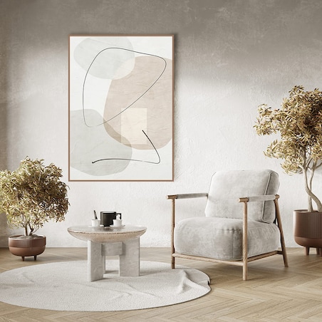 plakat neutral shapes 3 70x100 cm