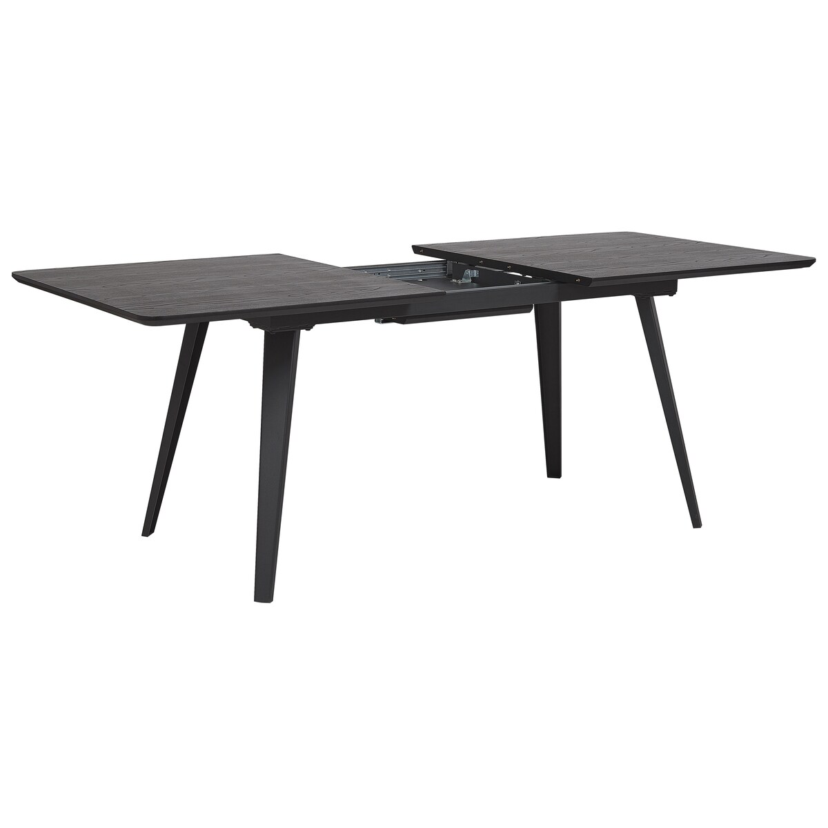 Stół do jadalni rozkładany IRVINGTON Czarny 160/200 cm 90 cm