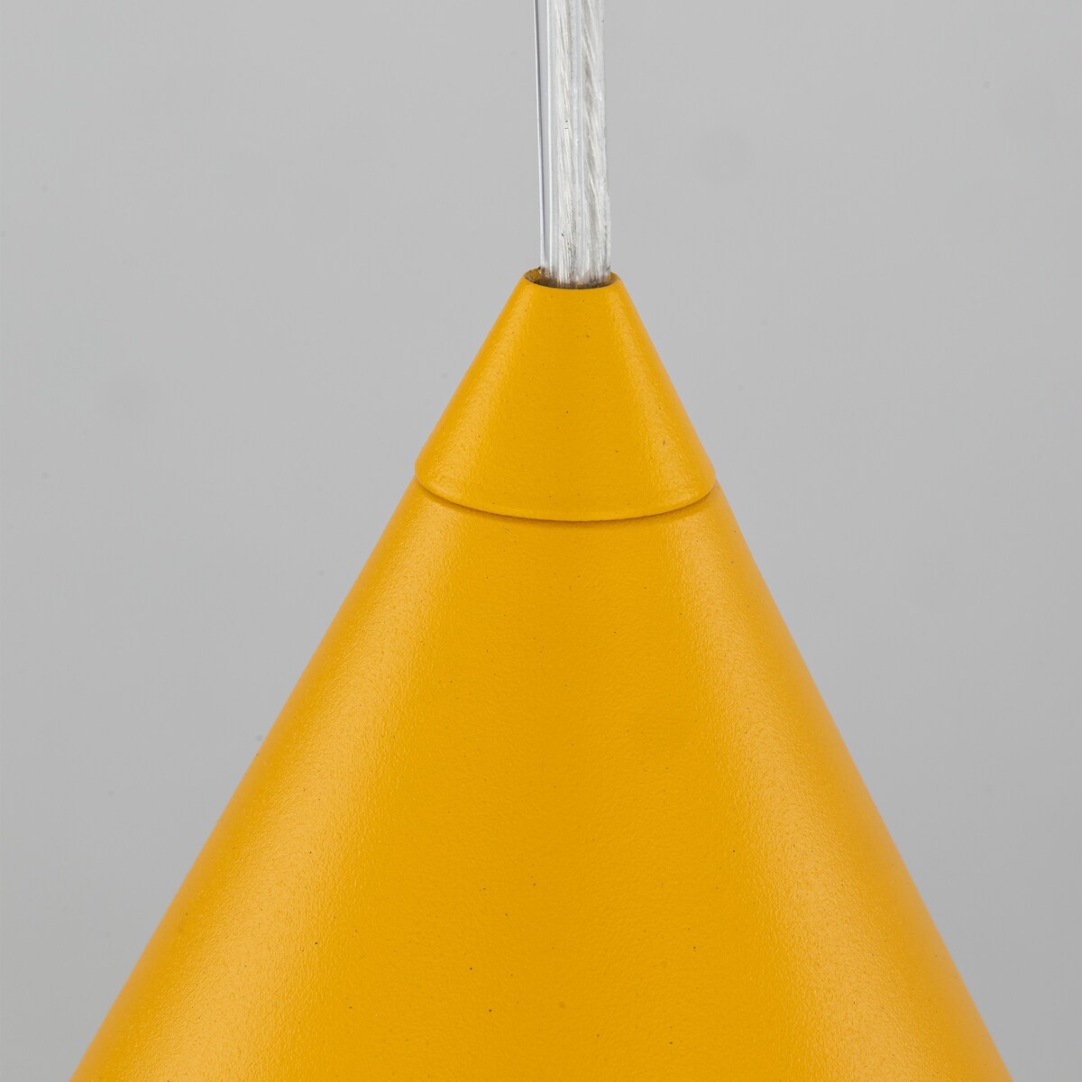 Żółta Lampa Wisząca Stożek Metalowy Cono Tk Lighting S