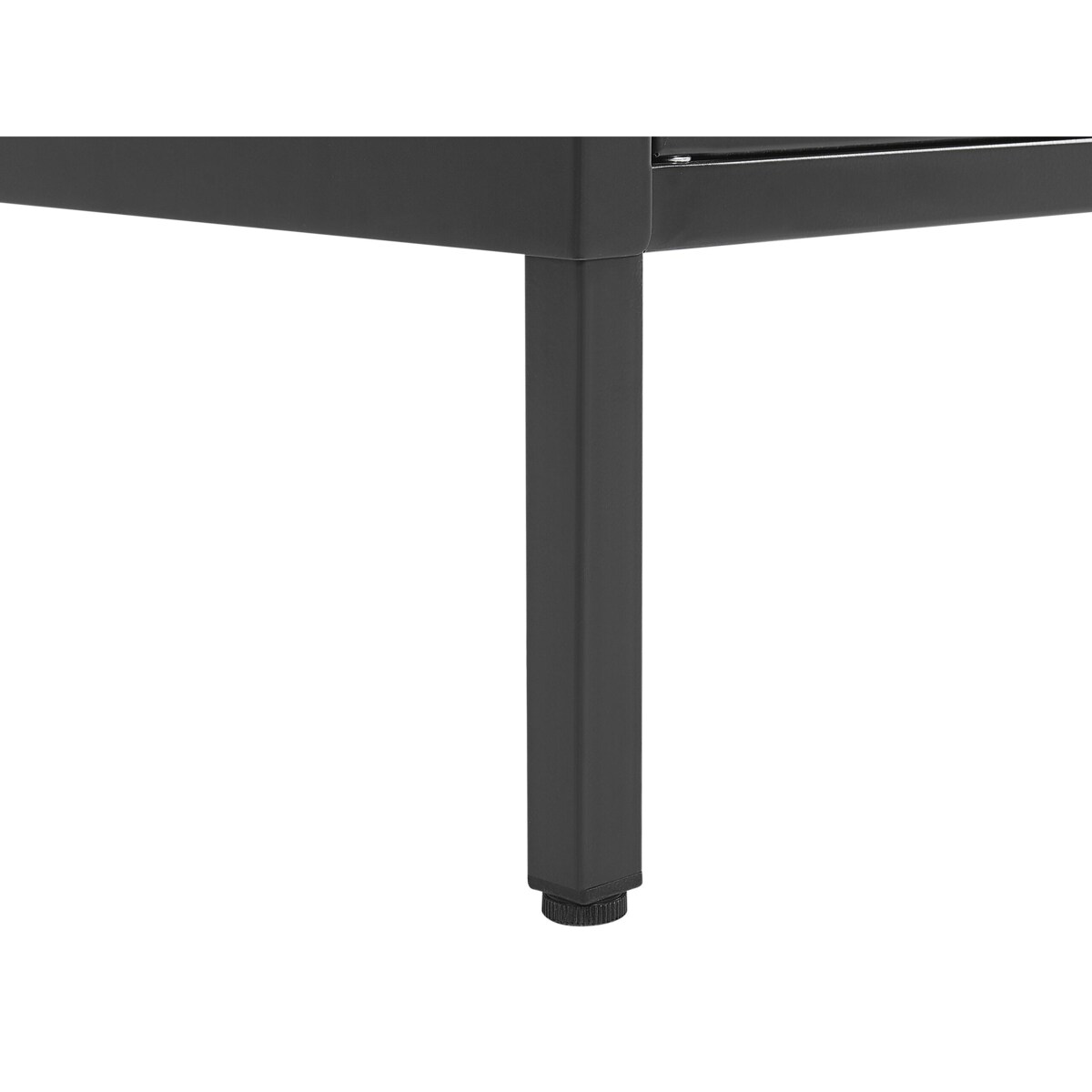 Szafka dwudrzwiowa metalowa czarna WAKATIPU