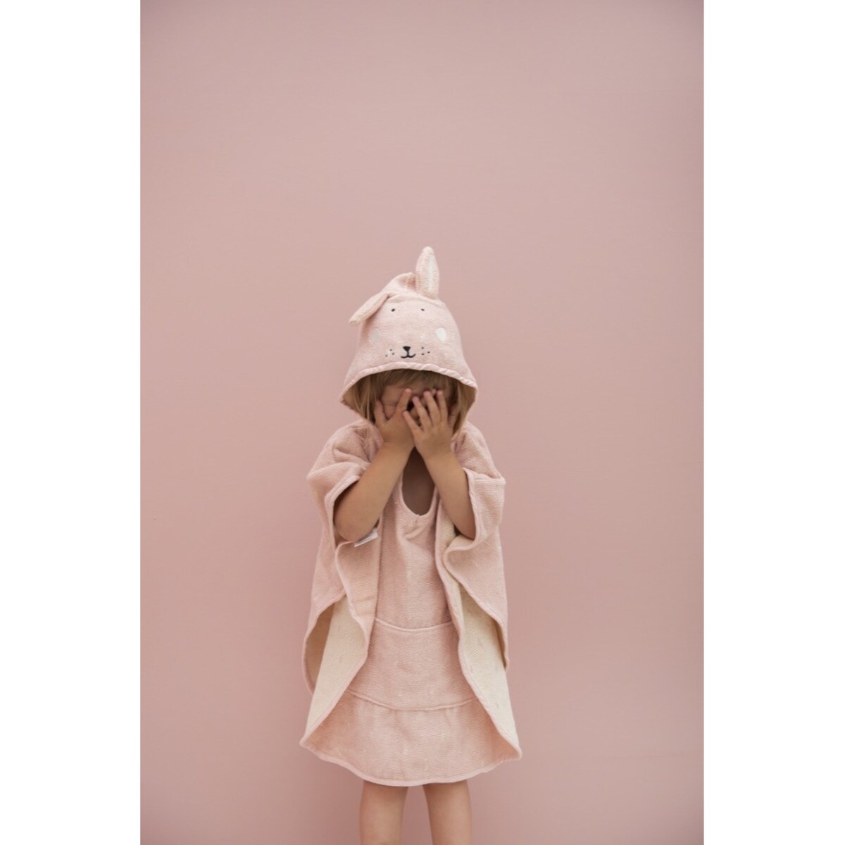 Ponczo Kąpielowe z Kapturem - Królik