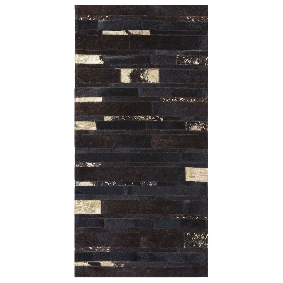 Dywan skórzany 80 x 150 cm brązowy ARTVIN