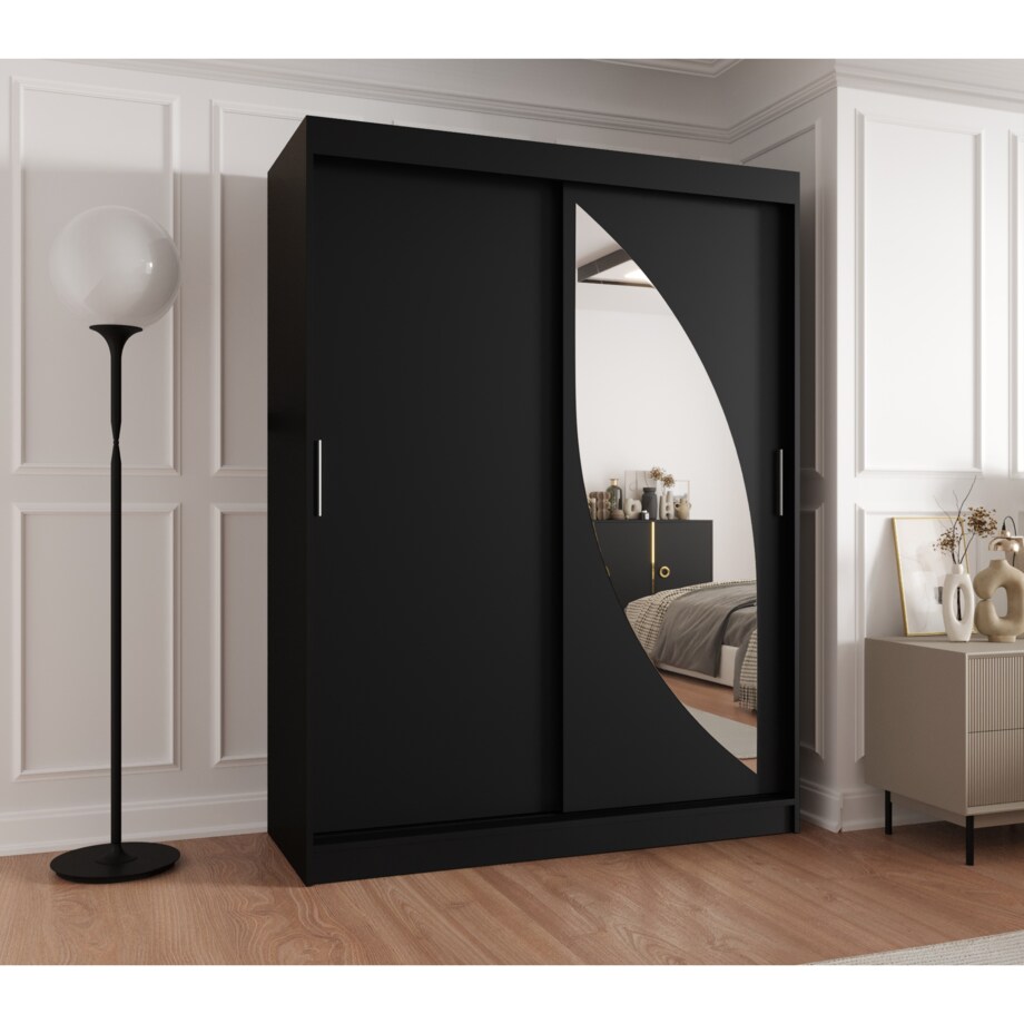 Szafa przesuwna MILO 150 czarny