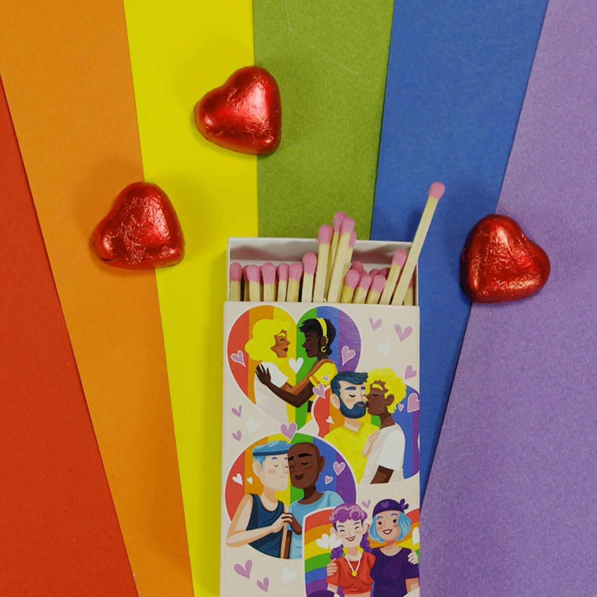 Zapałki "Love is love"