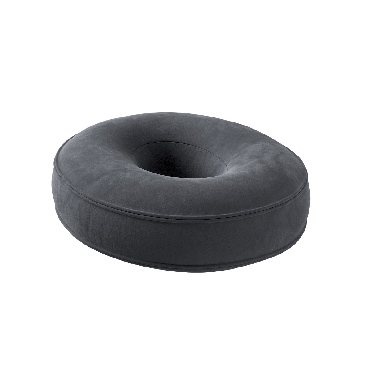 Poduszka literka O, grafitowy szary, 30x40cm, Posh Velvet