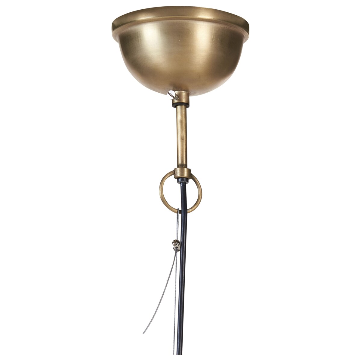 Lampa wisząca metalowa mosiężna AGRANI