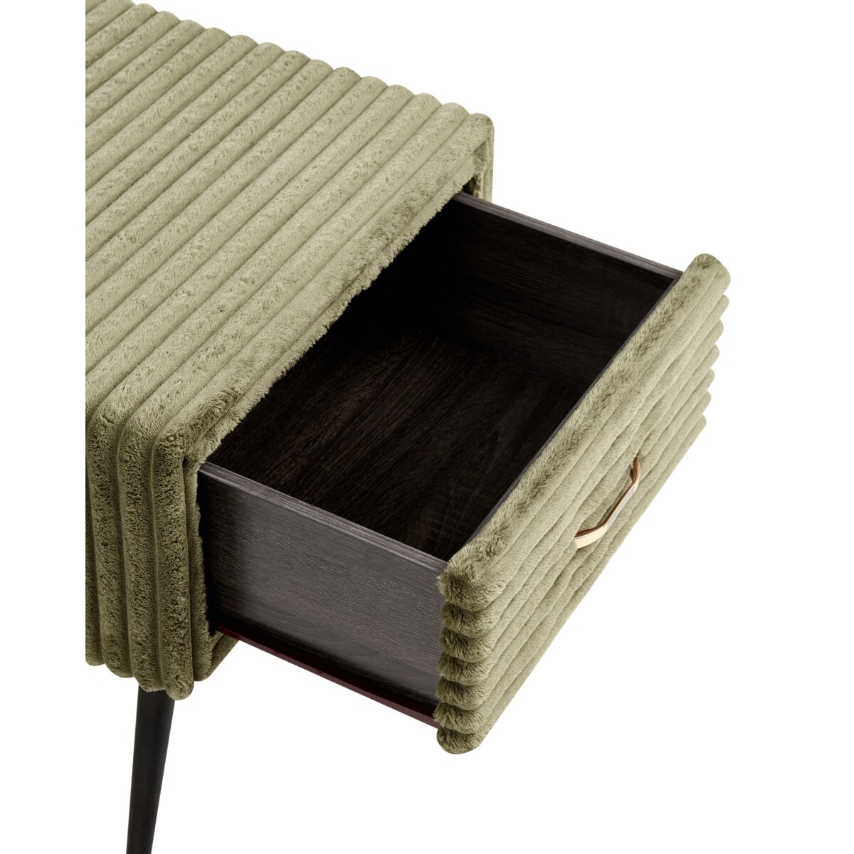 Szafka nocna FLAYAT Sztruks Zielony