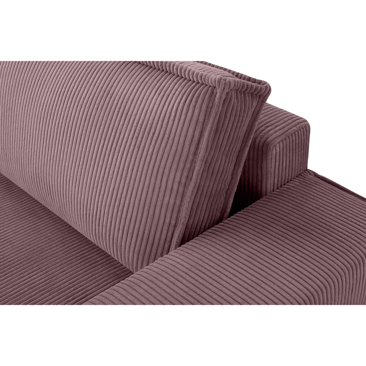 KONSIMO NAPI Sofa 3-osobowa z podstawą łóżka w kolorze jasnofioletowym