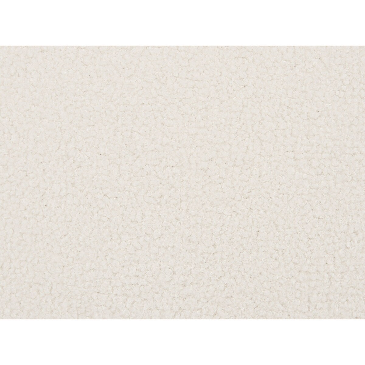 Fotel boucle biały VOSS