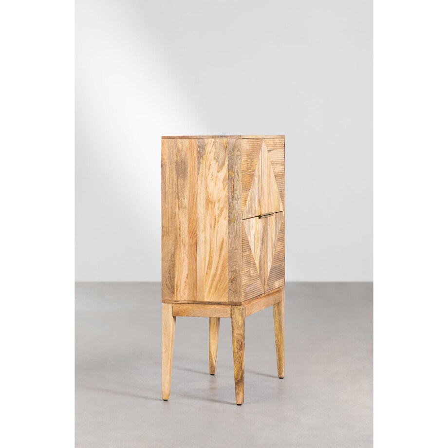 Wysoki kredens z drewna mango Baty Design