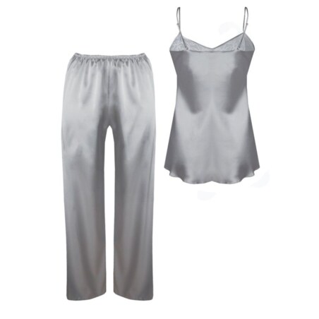 Komplet Avery Srebrny Srebrny, L