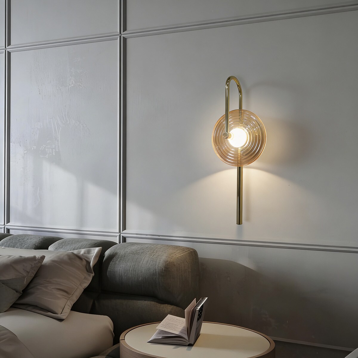 Kinkiet Light Prestige Plato bursztynowy LED CCT 3000K/4000K/6000K (regulowana) 1 szt.