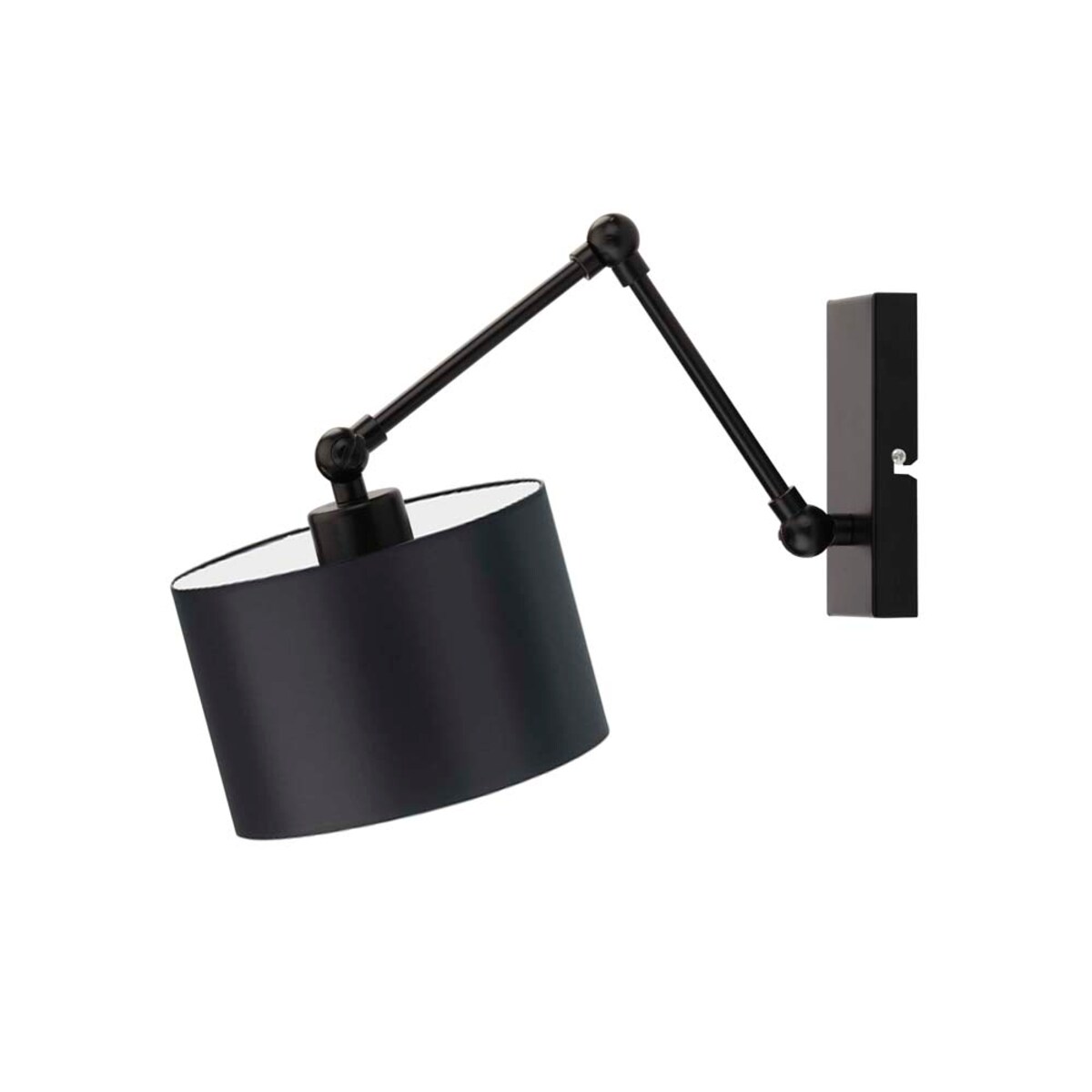 Kinkiet przegubowy lampa ścienna lampa na ścianę regulowany z abażurem walec SOUL