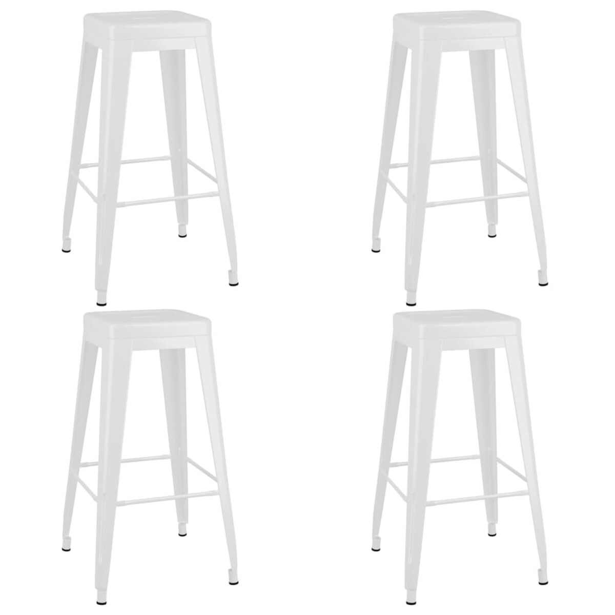 vidaXL 5-częściowy zestaw mebli barowych, biały