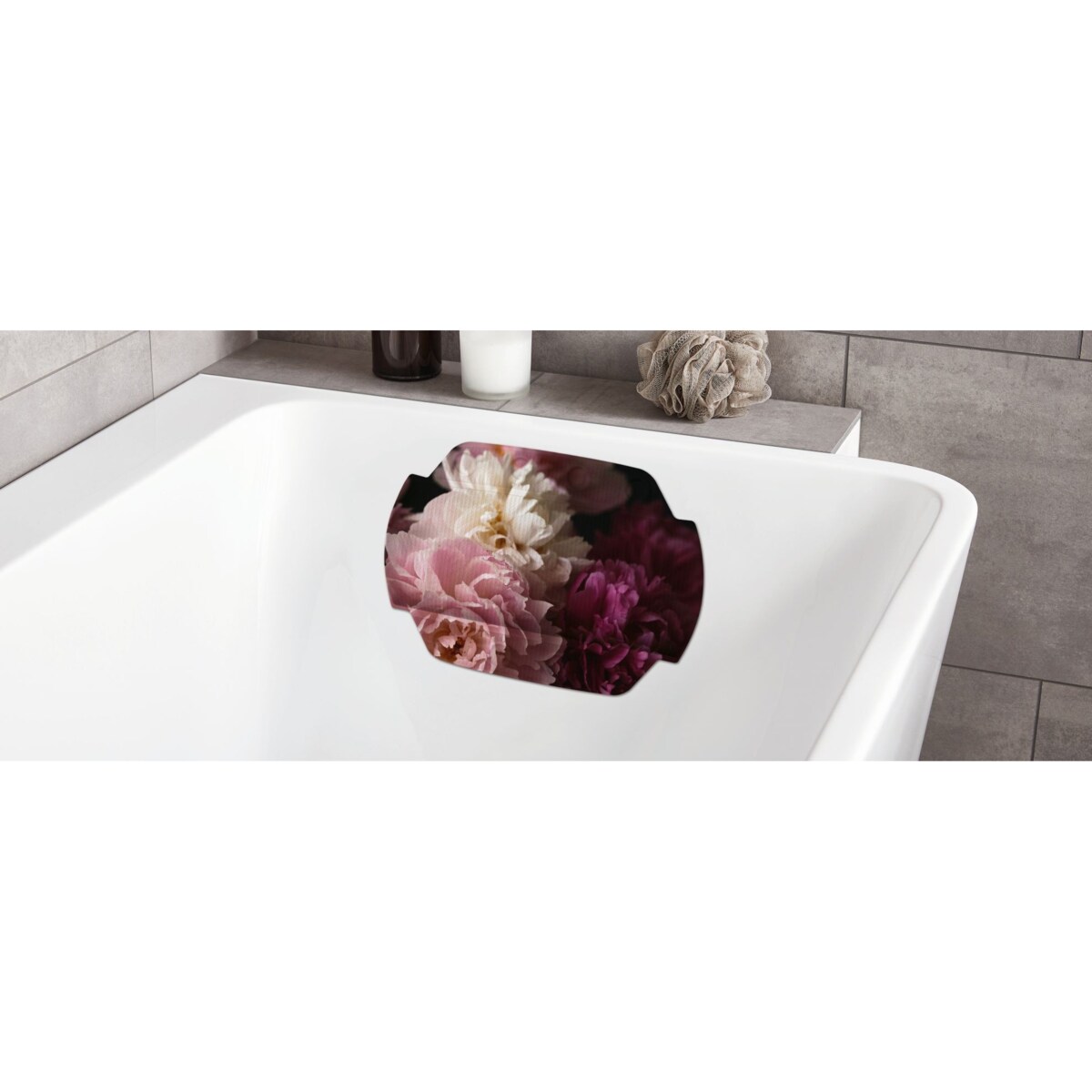 Kleine Wolke Rosemarie Poduszka do wanny bordowy 32x 22 cm