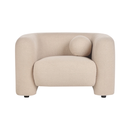 Fotel LEIREN Boucle Beżowy