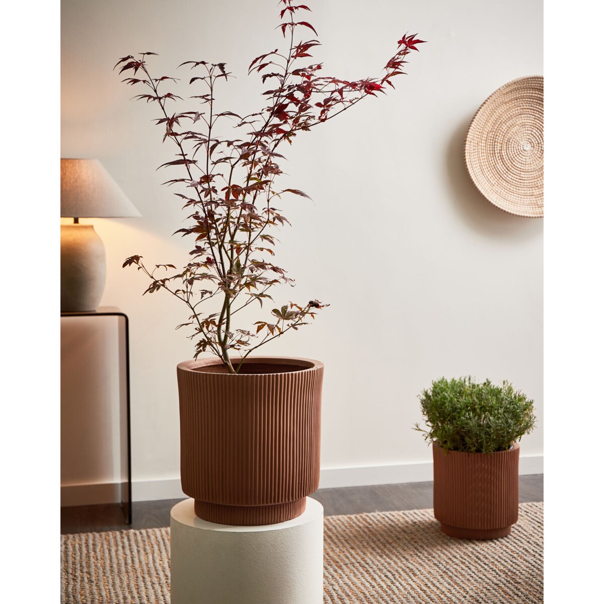 Doniczka DARIA 37 cm Brązowy