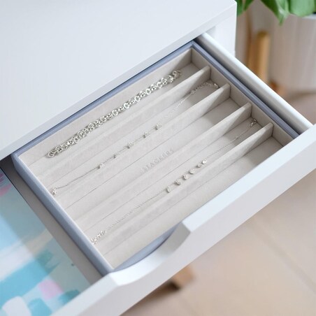 Szkatułka na biżuterię Stackers pięciokomorowa classic lawendowa