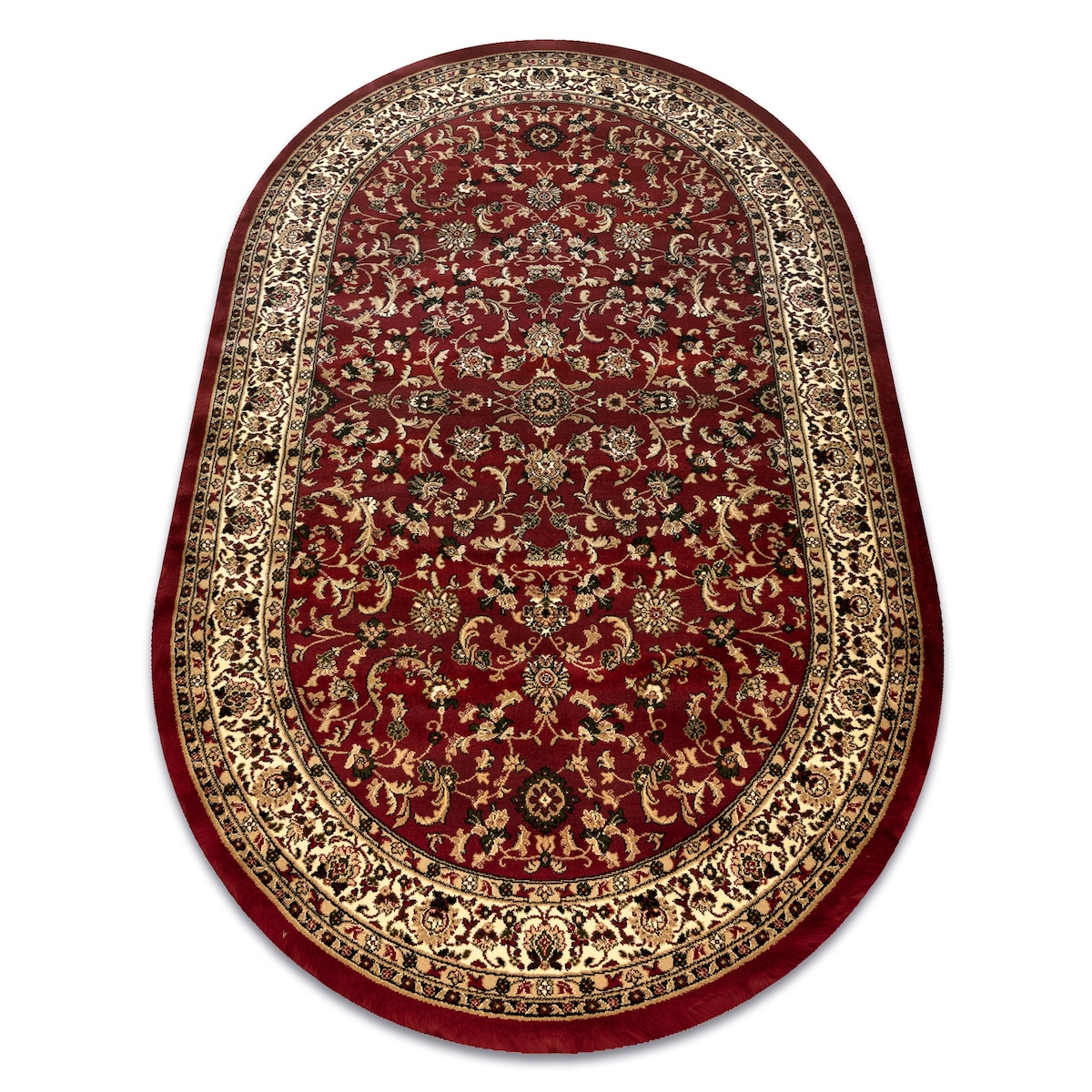 Dywan ROYAL ADR owal wzór 1745 bordo 150x250 cm