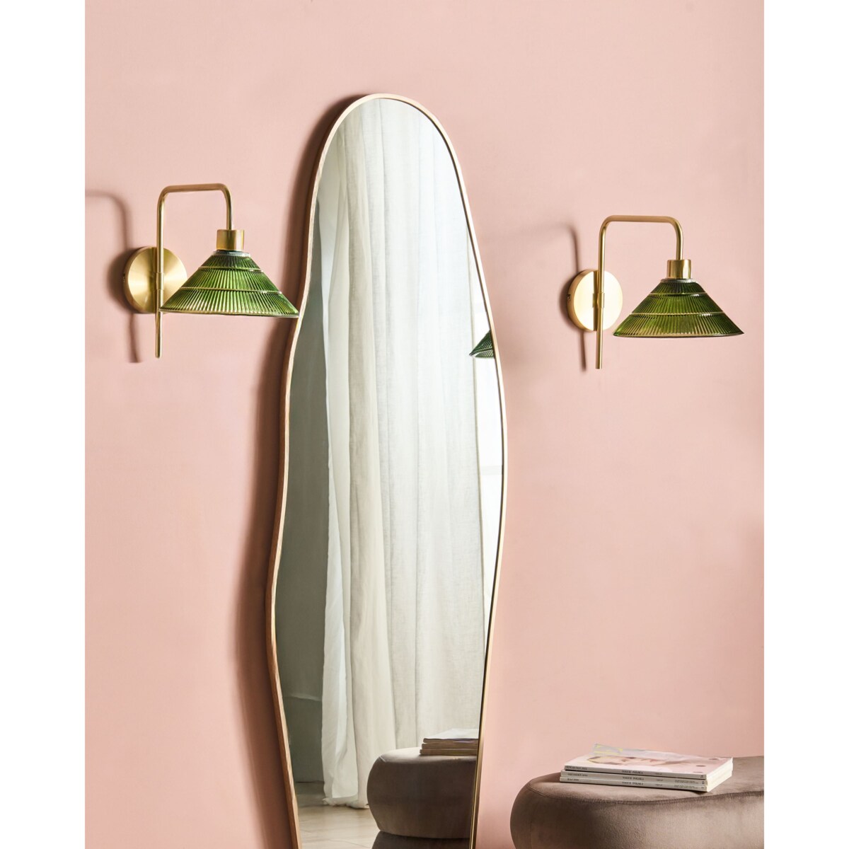 Zestaw 2 lamp ściennych SUMPUL Metal Złoty