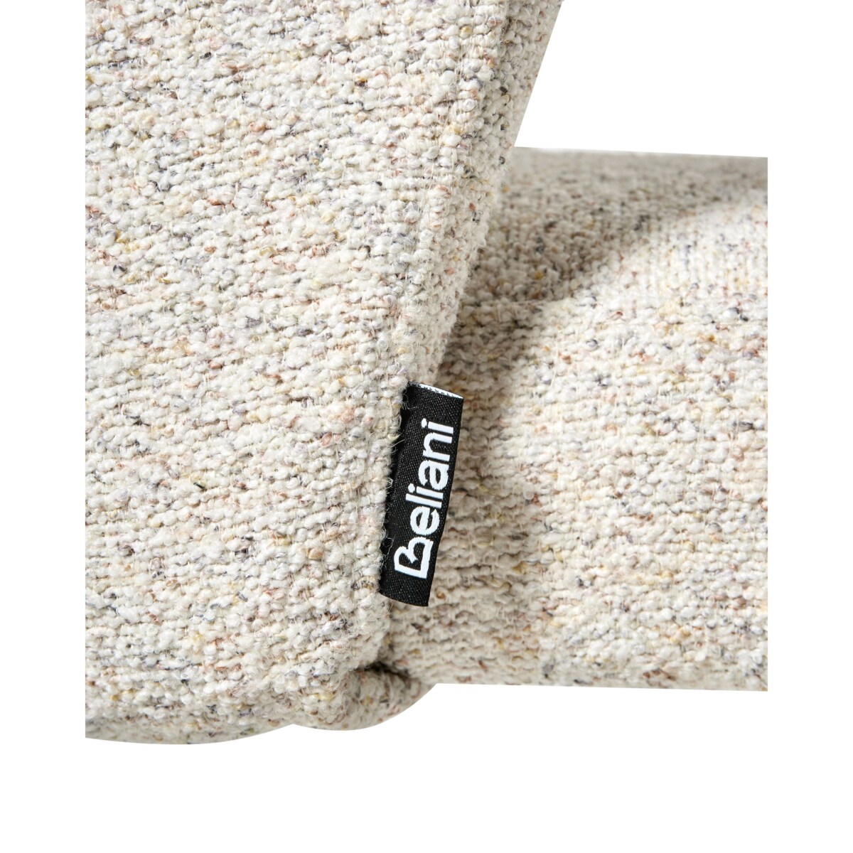 Zestaw 2 krzeseł do jadalni ZANA Boucle Jasnobeżowy