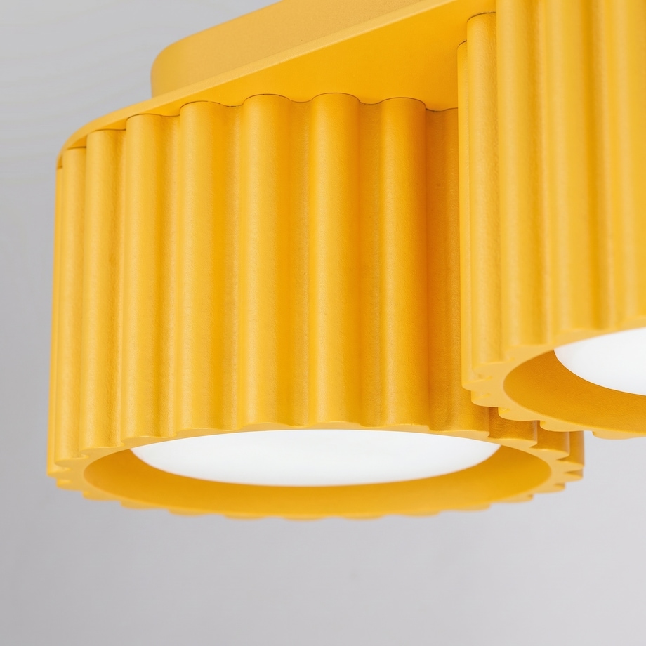 Plafon AURA 3 żółty Gx53