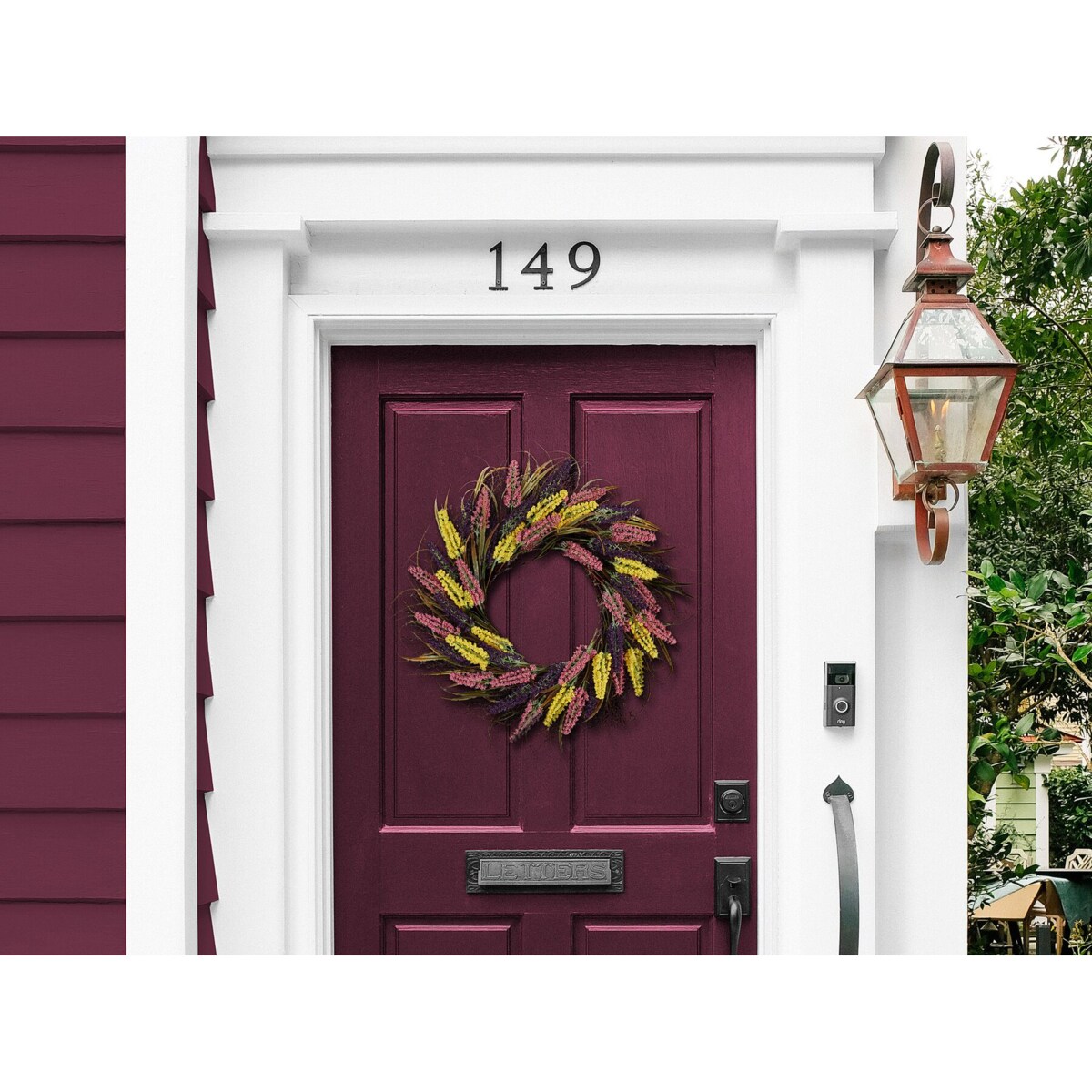 Wianek na drzwi ø 50 cm wielokolorowy CANDELARIA