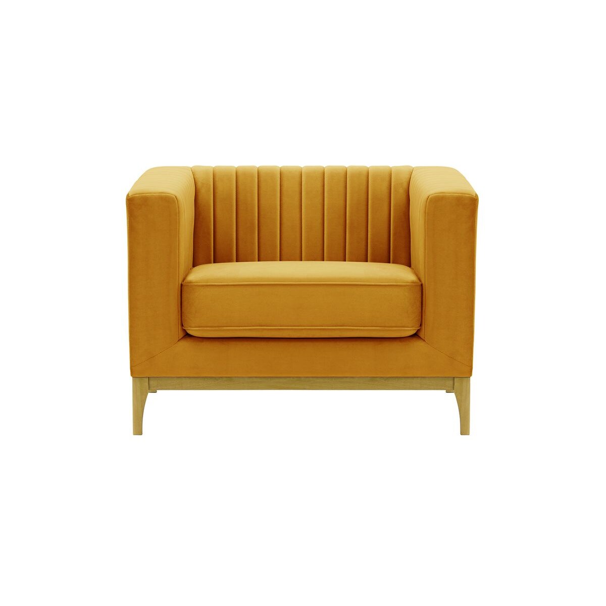 Fotel Slender Wood-Velluto 8-like oak