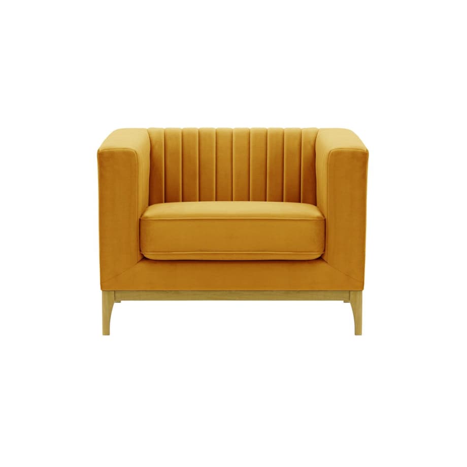 Fotel Slender Wood-Velluto 8-like oak