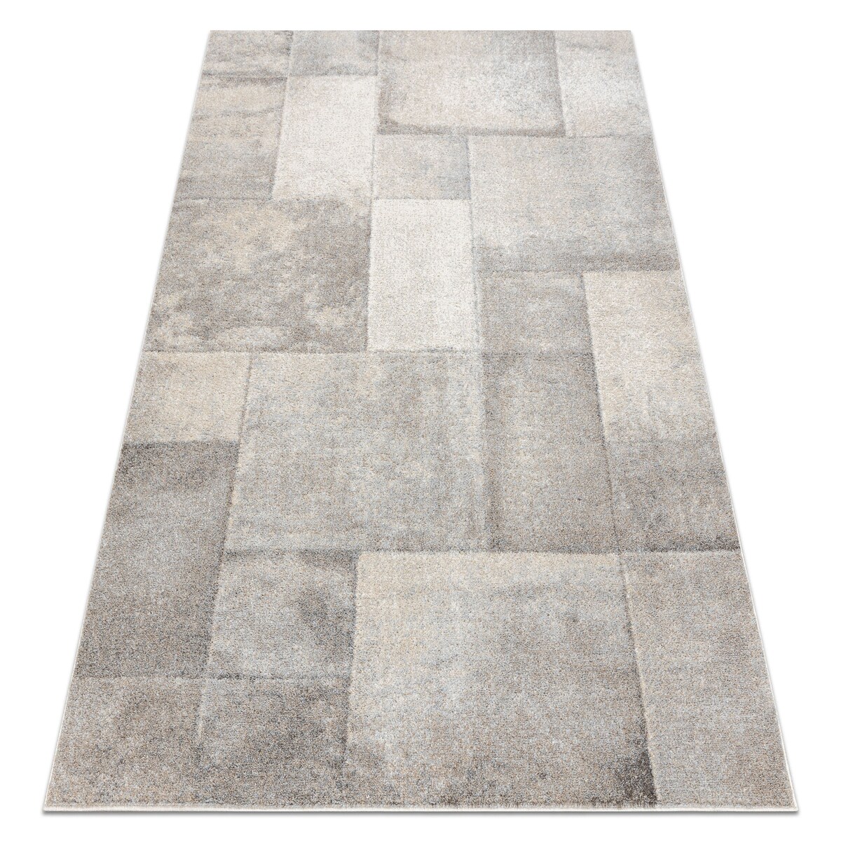 Dywan FUSION 1200 krem / beż - Geometryczny, 200x290 cm