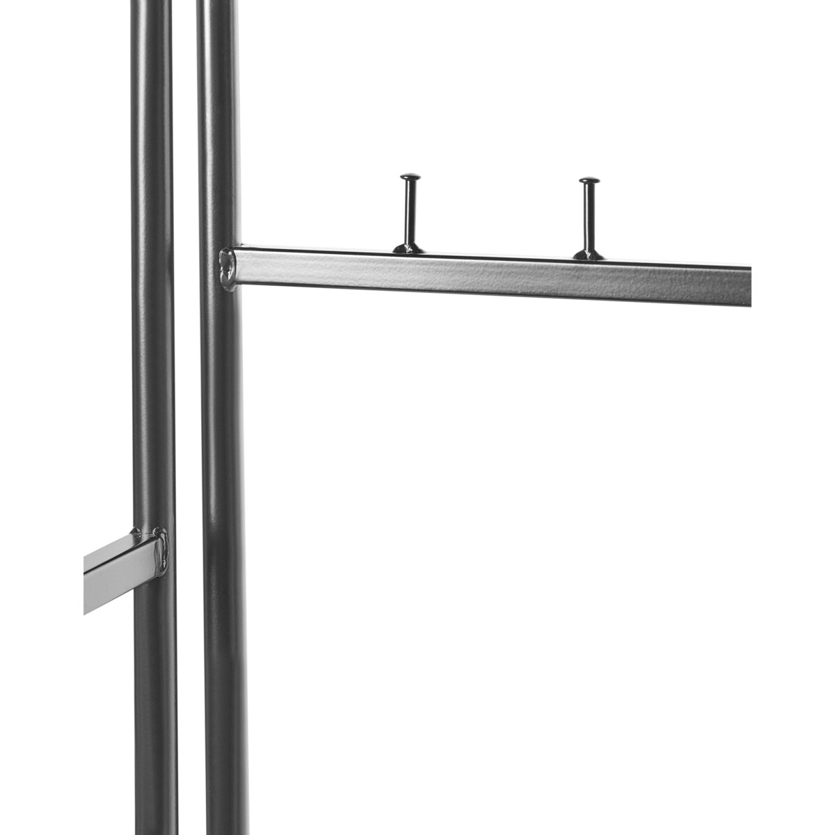 Narożny wieszak na ubrania LAWTON Czarny