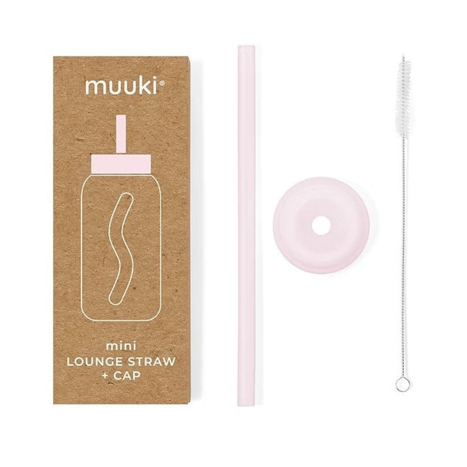 MUUKI MINI słomka do butelki 500 ml, Marshmallow