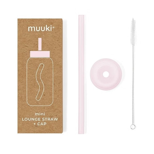 MUUKI MINI słomka do butelki 500 ml, Marshmallow