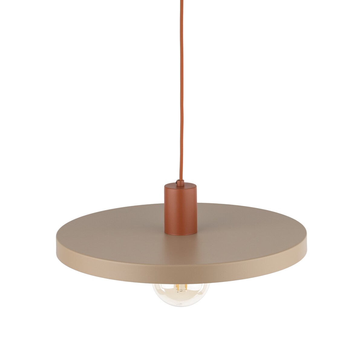 Lampa Wisząca SILA BRICK SABIA Ceglasty 40 cm E27 TK Lighting