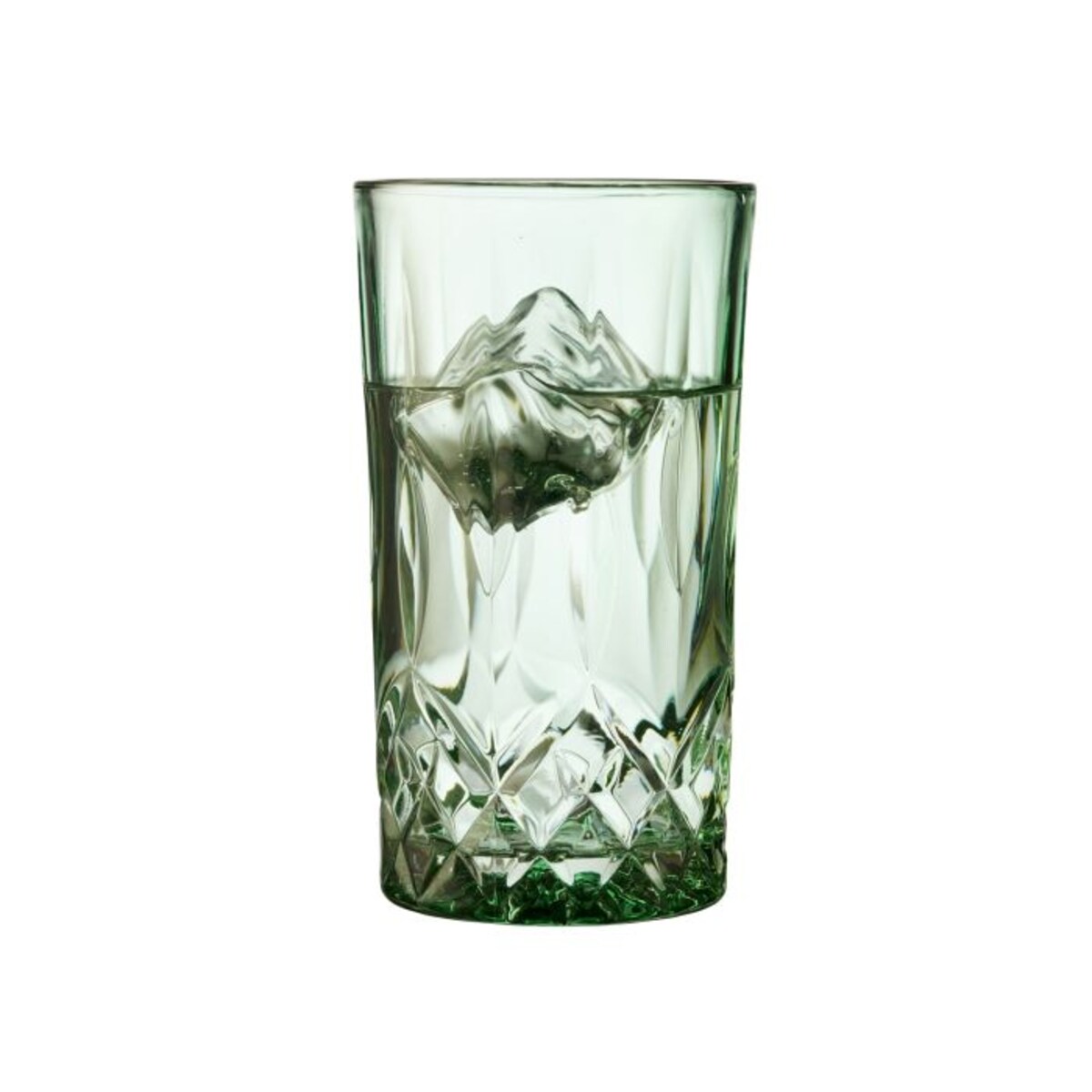 Wysokie szklanki Sorrento 380 ml zielone 4 sztuki 31481
