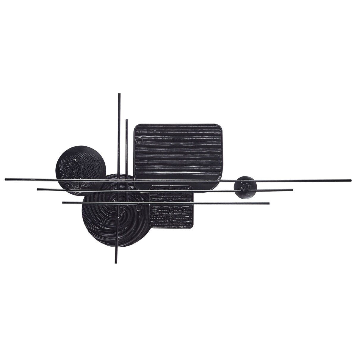 Dekoracja ścienna OVAR Metal Szary 50 cm