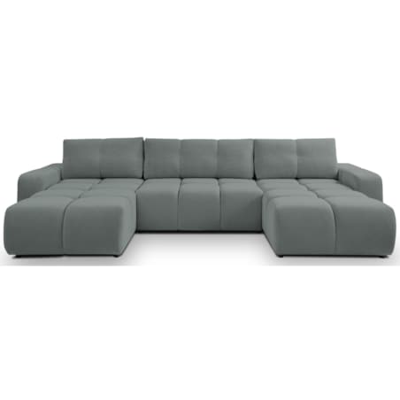 Nowoczesny Narożnik U SOHI z funkcją spania, Curio 93 - Popiel