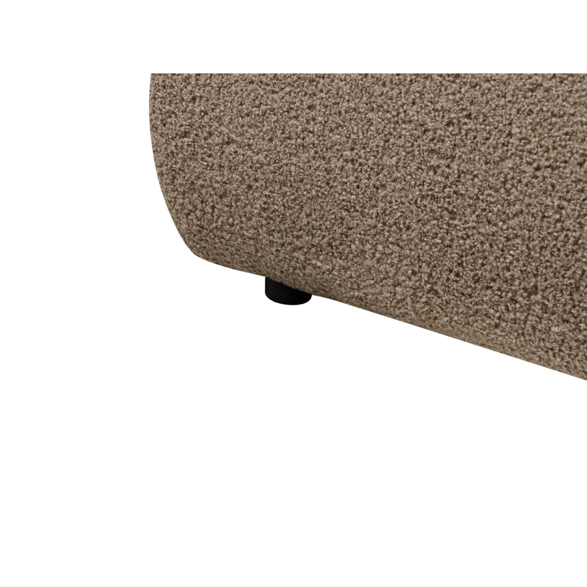 Łóżko wodne Boucle VINAY 180 x 200 cm Brązowy