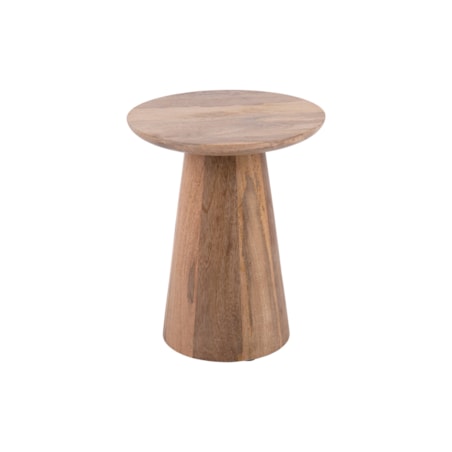 Stolik kawowy drewniany FORCE, Ø 30 cm