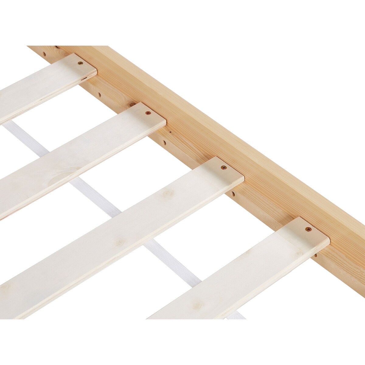 Łóżko dziecięce domek drewniane 90 x 200 cm jasne TOSSE