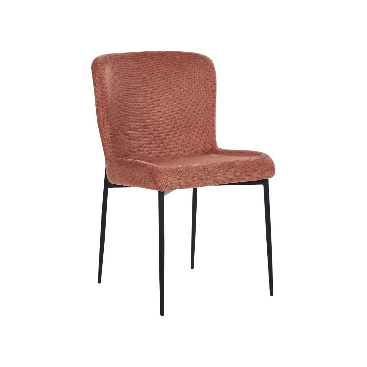 Zestaw 2 krzeseł do jadalni brązowy ADA