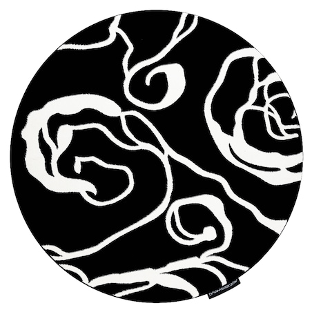 Dywan HAMPTON Rosa koło róża, kwiaty koło 120 cm