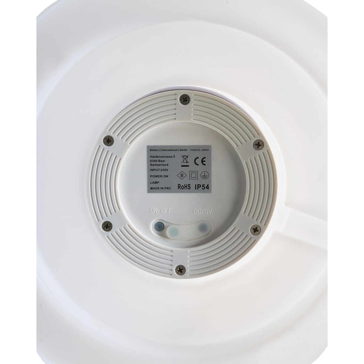 Lampa ogrodowa stojąca LED TORNE Biały