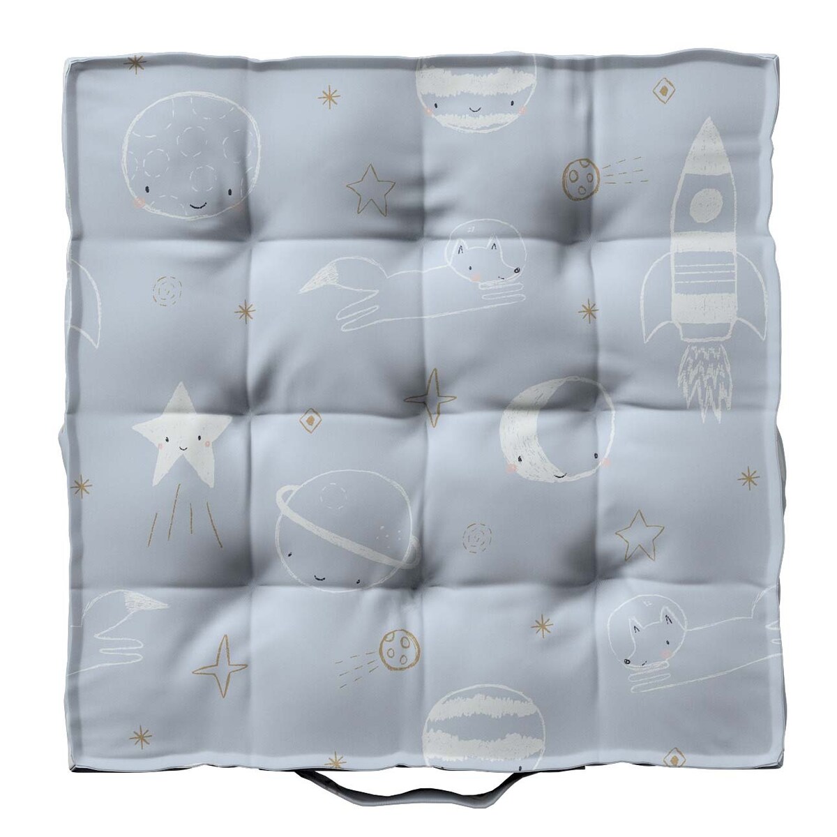 Siedzisko Tomi, szary, 50 x 50 x 10 cm, Magic Collection